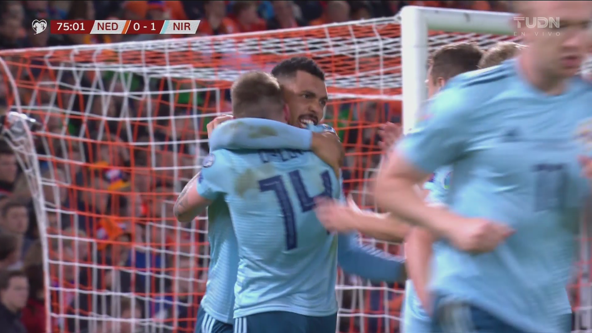 Holanda vs Irlanda del Norte Gol de Magennis al 75’ Deportes UEFA