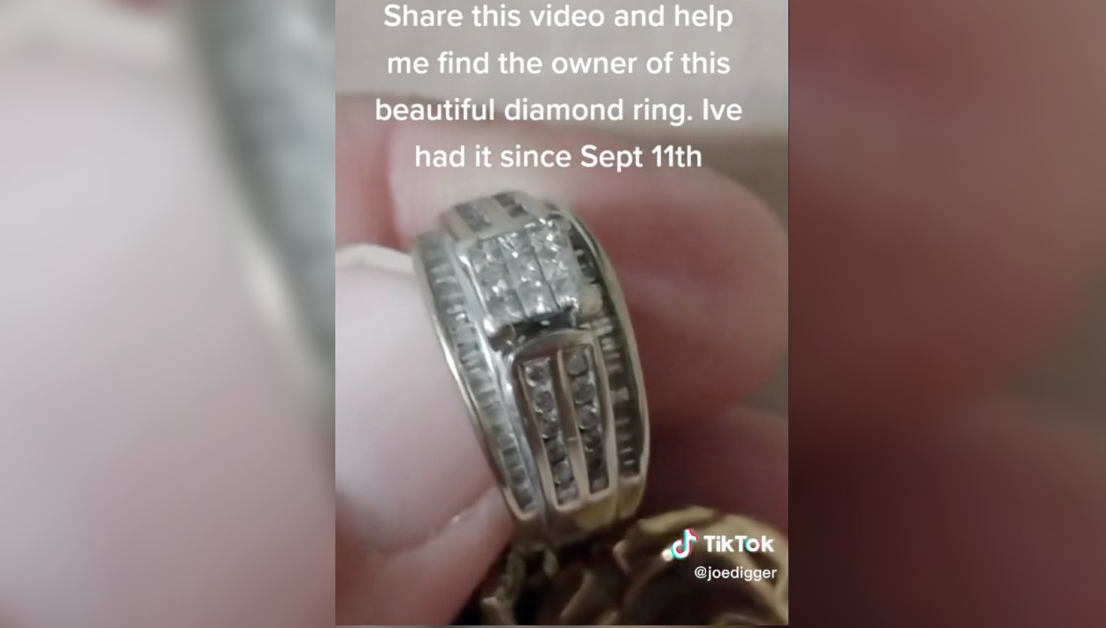 Joseph Cook encuentra un anillo de 40,000 dólares en St. Augustine Beach y  lo devuelve a su dueña en Florida | Univision Orlando WVEN | Univision, image size:1250x710