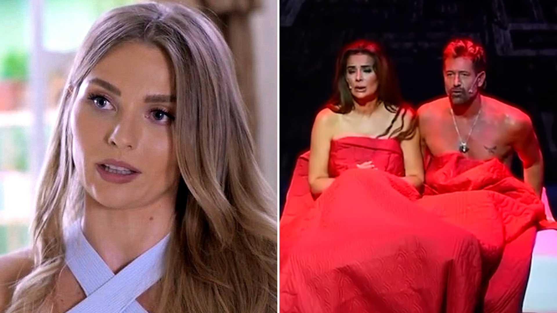 Irina Baeva así reacciona cuando le preguntan si Cecilia Galliano fue “la  tercera en discordia”