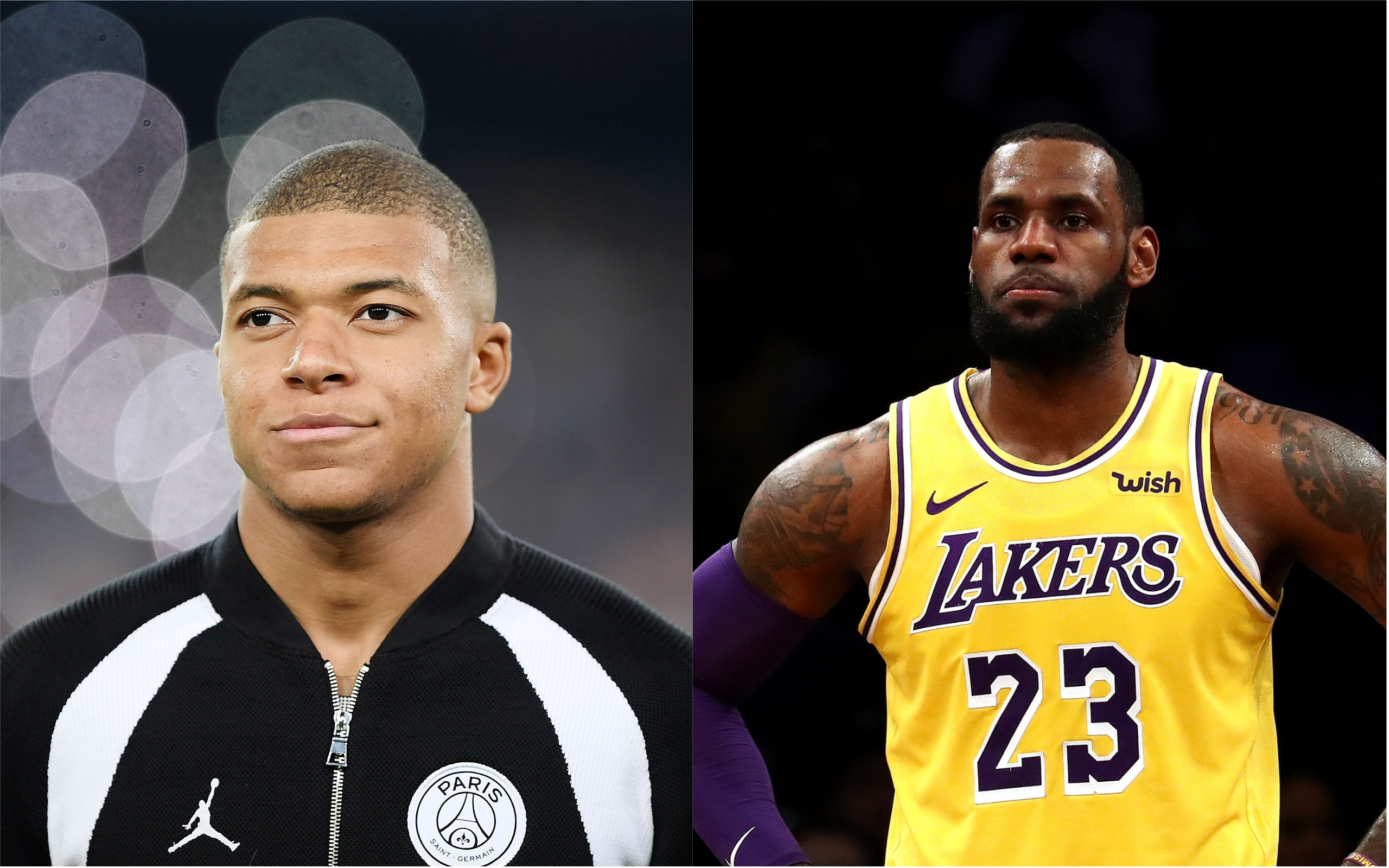 lebron james kylian mbappe