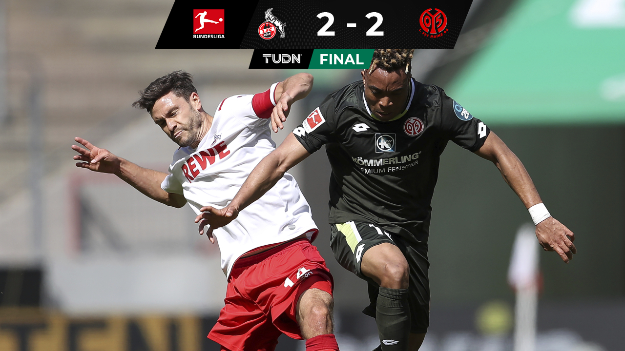 Koln deja escapar ventaja de dos goles y Mainz lo empata Deportes