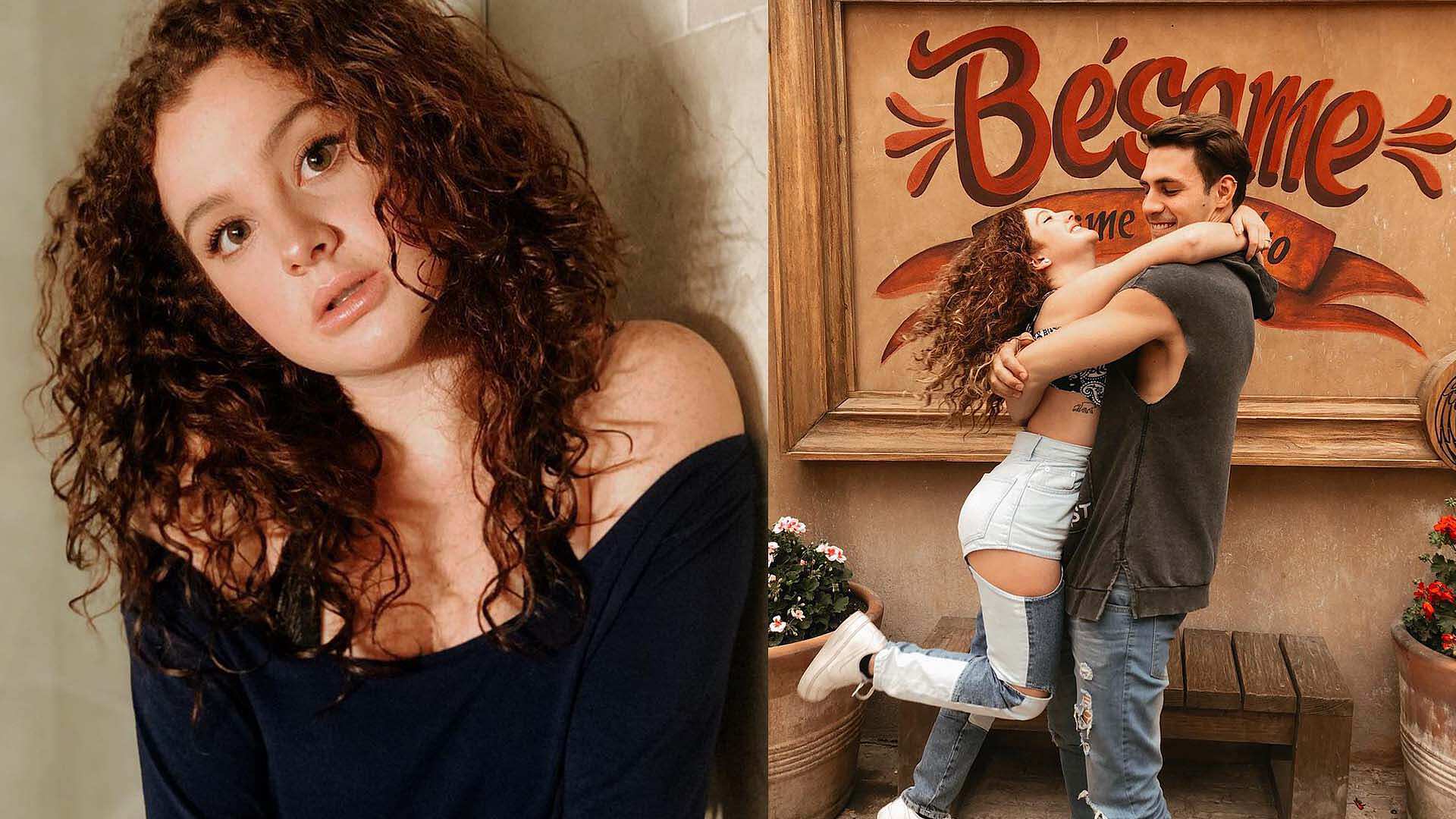 De las manos a los pies, Briggitte Bozzo muestra la diferencia de 40 cm