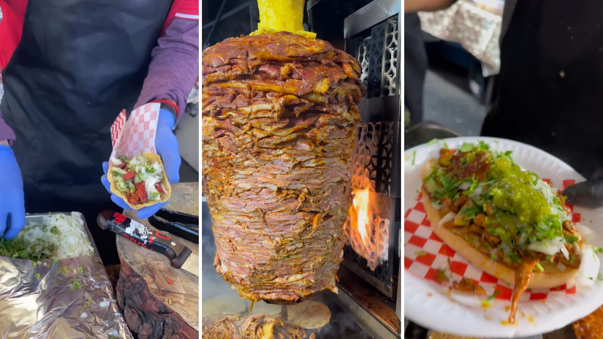 Deliciosa carne asada al carbón, árabe y tacos al pastor en Oakland