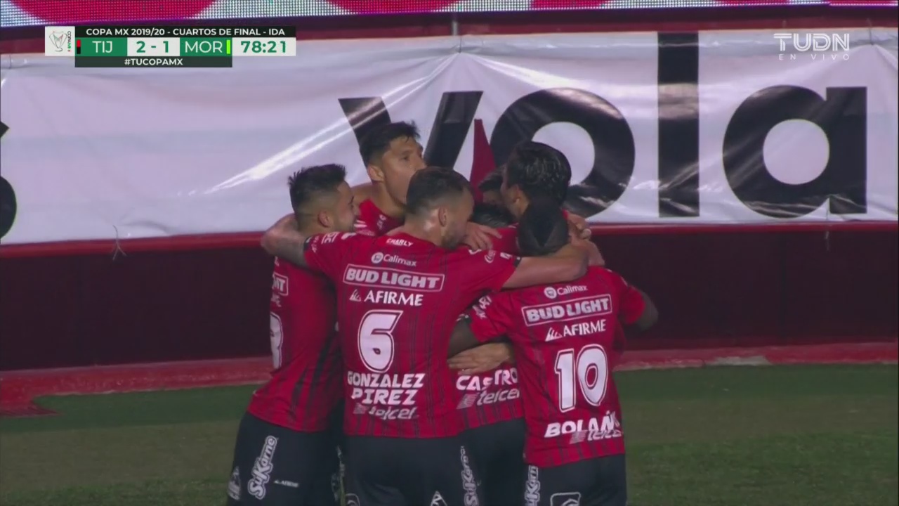 Xolos de Tijuana 21 Monarcas Morelia, Cuartos de Final Copa MX, Bryan