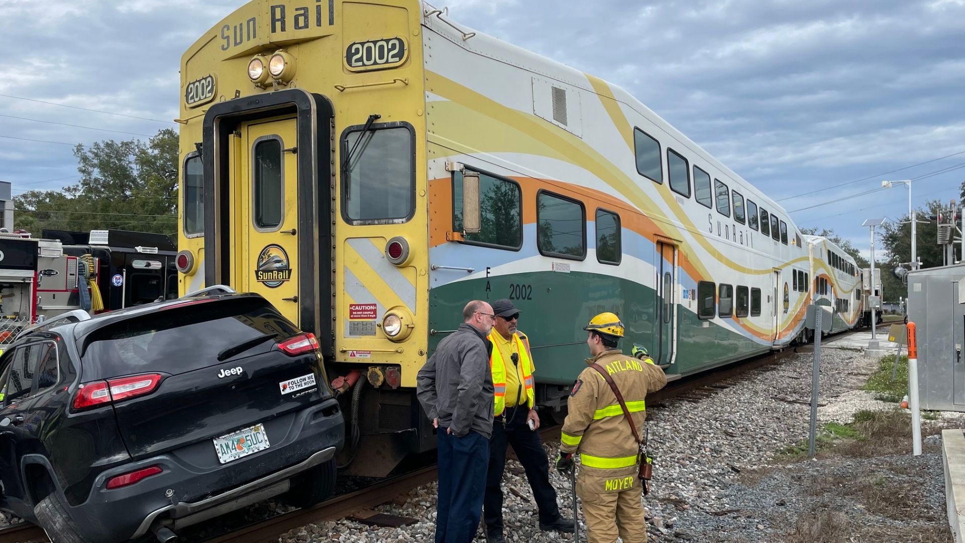 Dos choques con trenes SunRail en dos días consecutivos en Orlando y