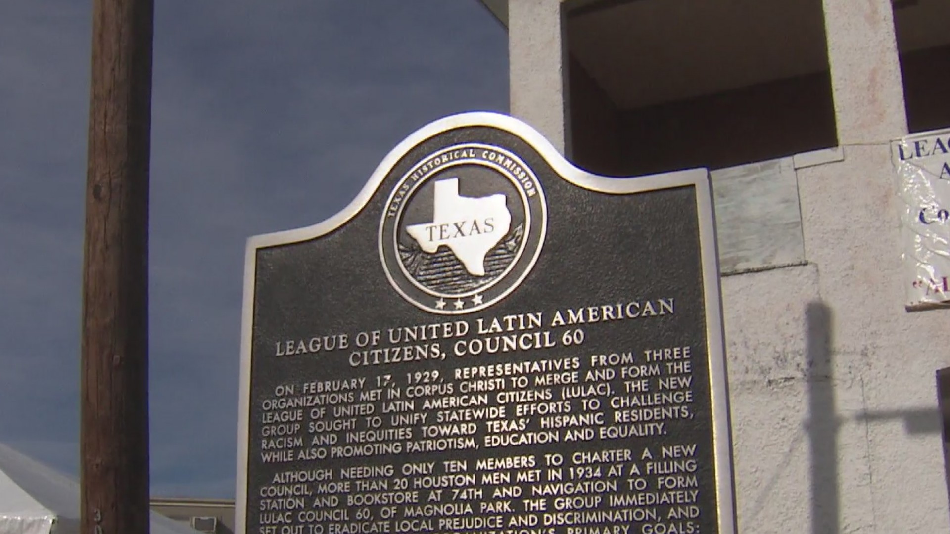 El histórico Edificio LULAC es declarado como Tesoro Nacional Video