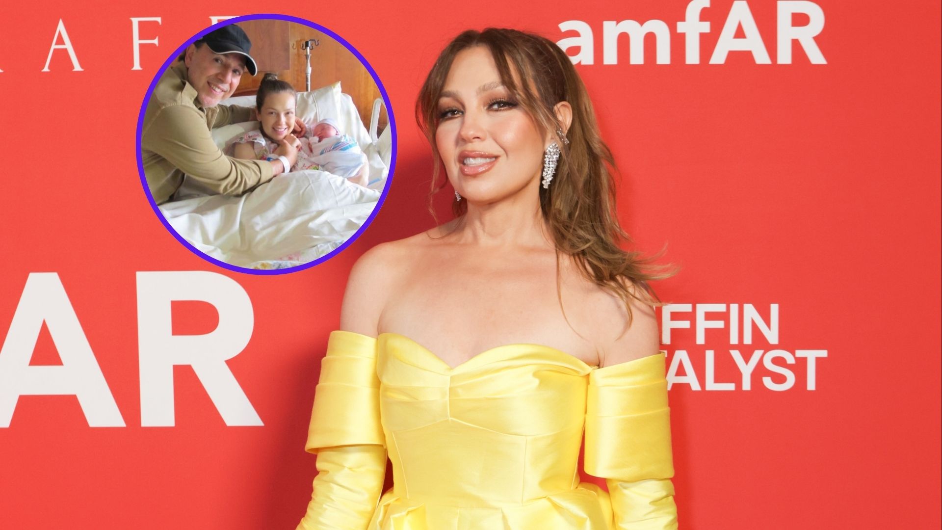 Reportera de El Gordo y La Flaca sufre caída viral al tropezar con Thalía  en Times Square | Shows Famosos | Las Estrellas