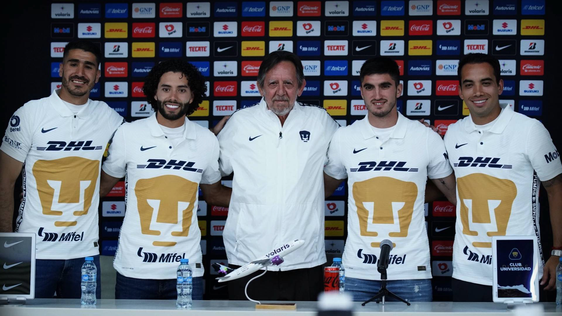 Pumas presenta a sus cuatro refuerzos para el Apertura 2022 de la Liga