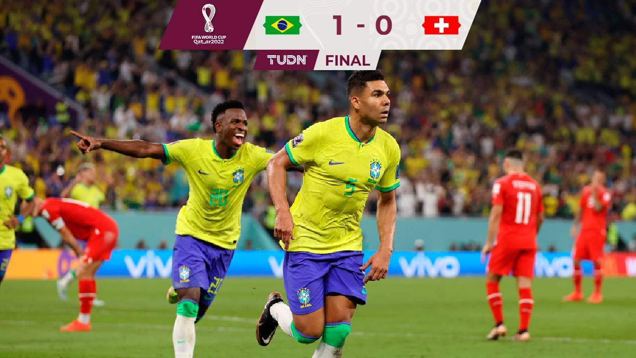 Brasil gana a Suiza y es segundo clasificado a Octavos de Final en el
