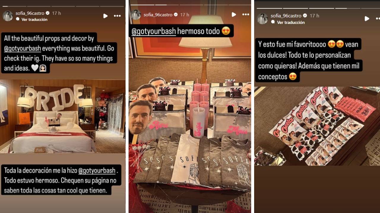 Sofía Castro celebra despedida de soltera después de su boda: termina  enferma y herida | Univision Famosos | Univision, image size:1280x720