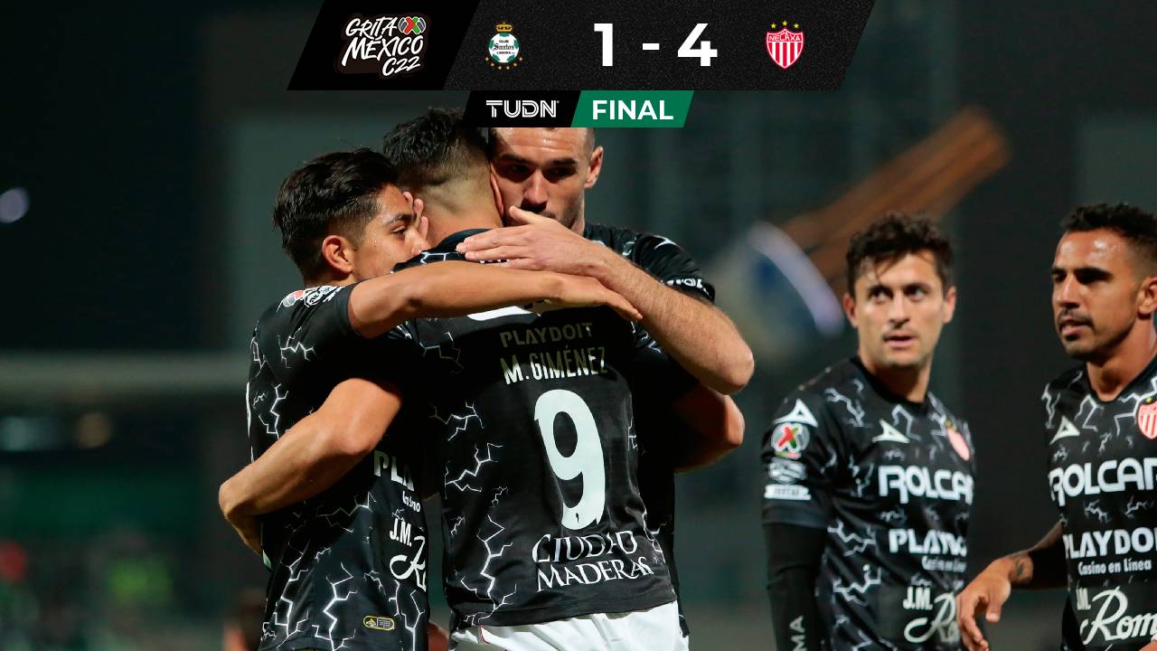 Santos 14 Necaxa, Grita México C22 resultado, goles y videos TUDN Liga MX TUDN