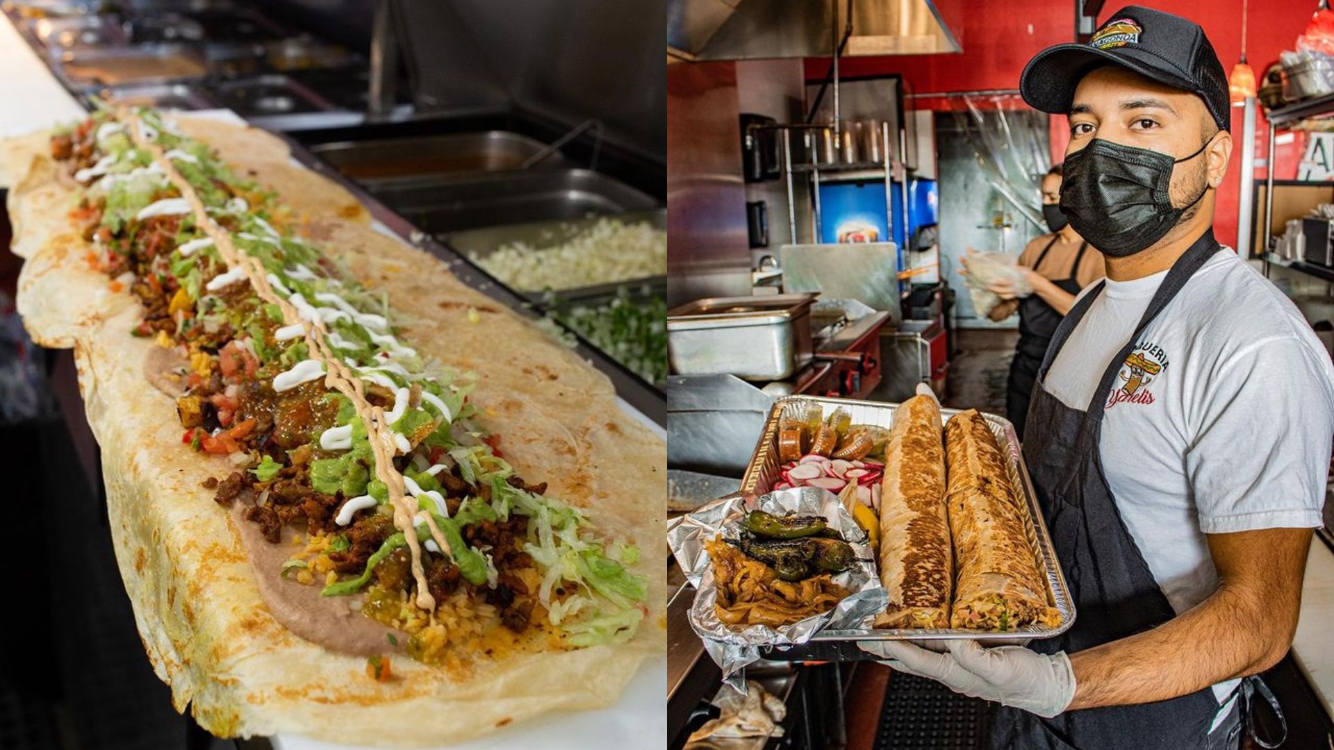 Taquería Yarelis el negocio de California que vende un burrito