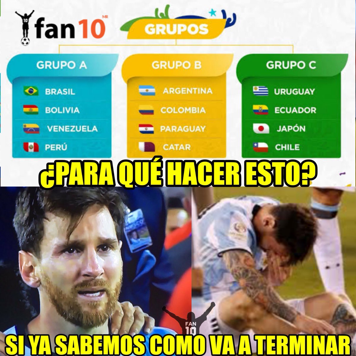 Memelogía: el humor también hace parte de la inauguración de la Copa  América | TUDN Copa América | TUDN, image size:1200x1200