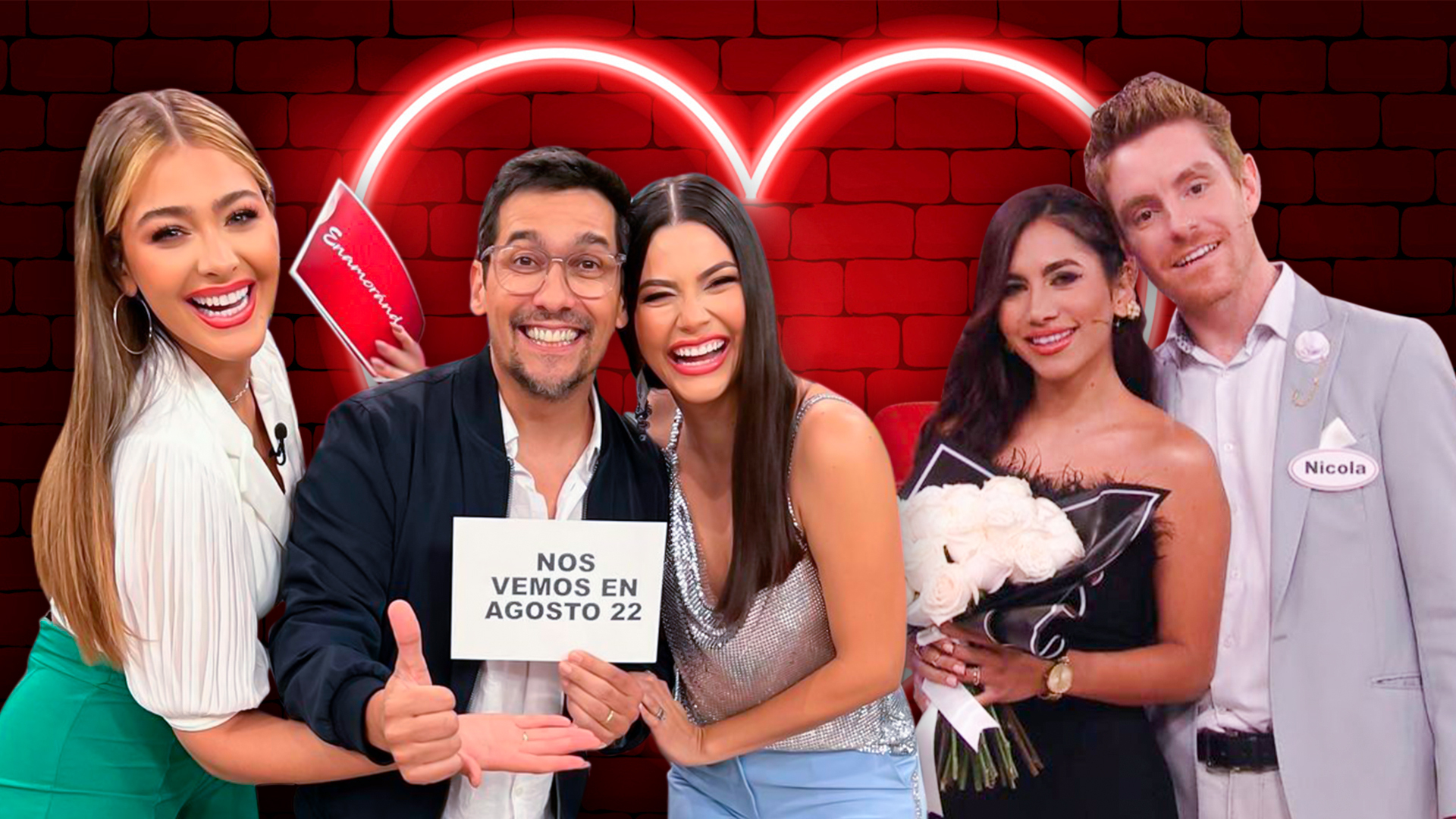 Seguimos Enamorándonos Antes de irnos de vacaciones Nicola y Madelyne