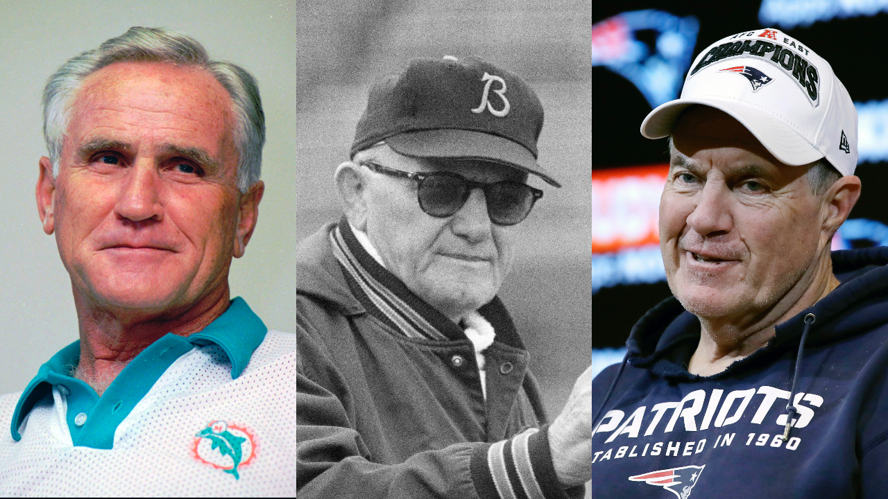Los 10 head coaches con más victorias en la historia de la NFL