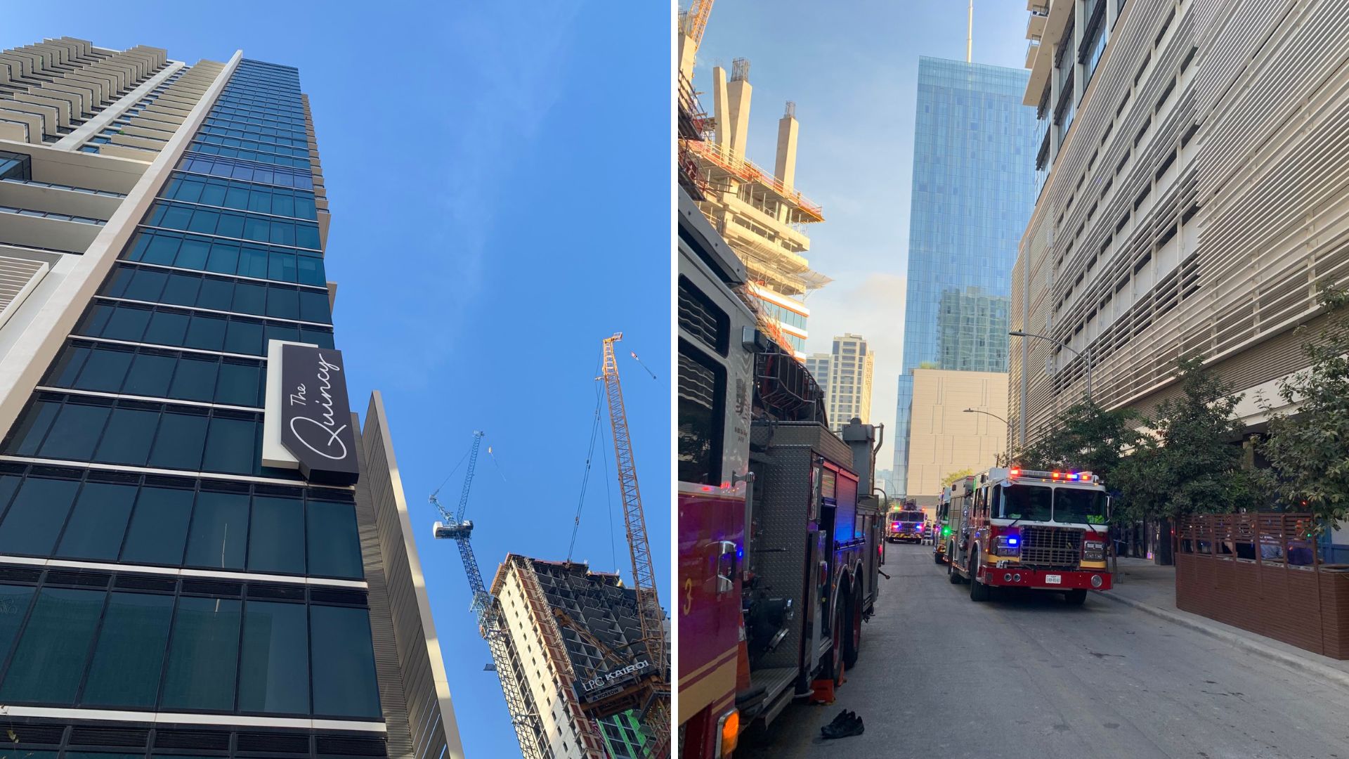 Un hombre ocasiona un incendio en el piso 23 del rascacielos de