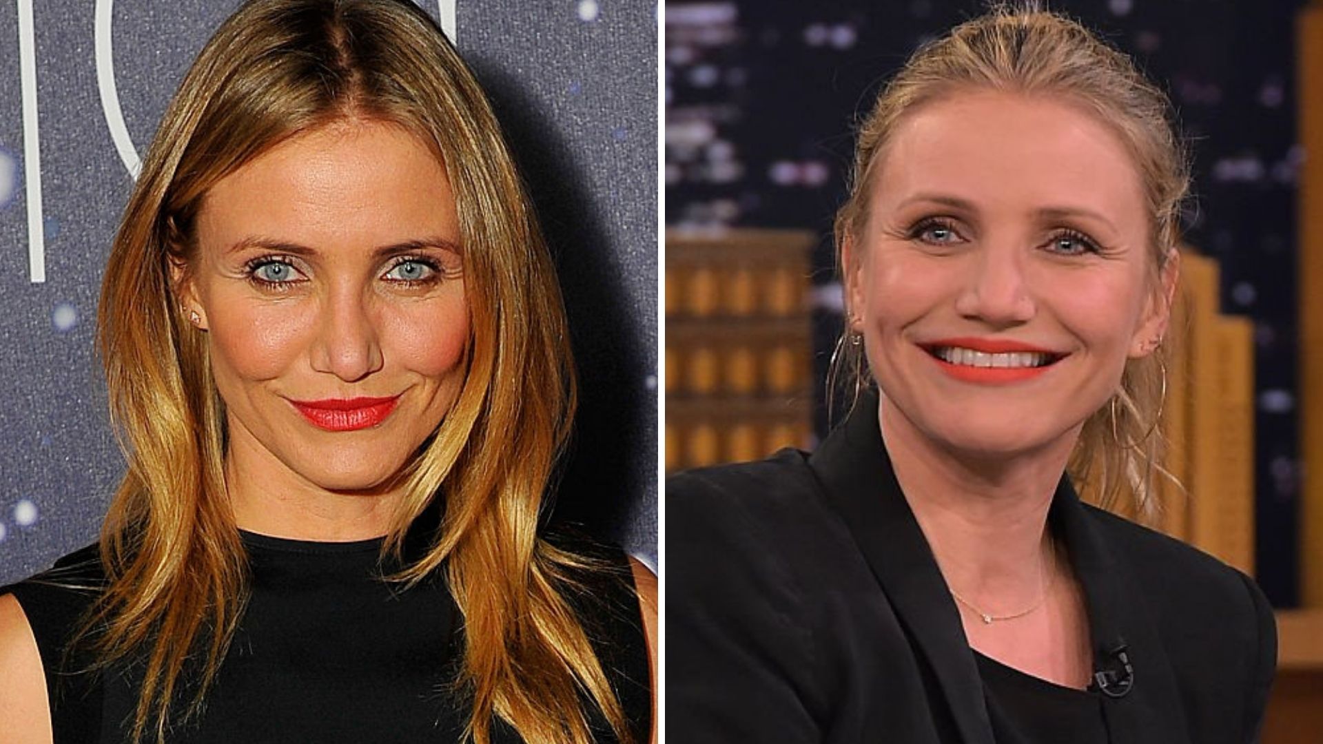 Cameron Diaz aprendió a lucir un 'look total black' con mucha con...