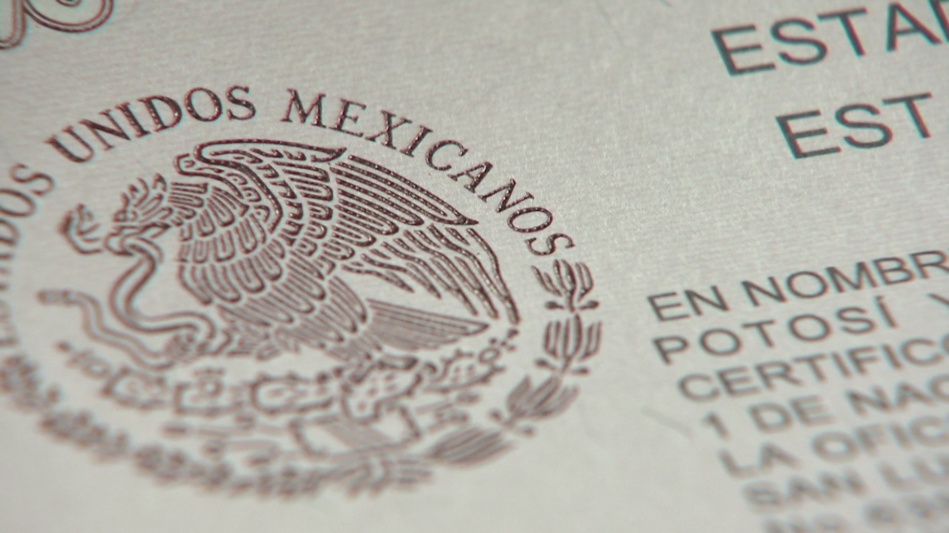 Actas de nacimiento mexicanas disponibles Video Univision 45