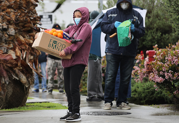 Donde encuentro un banco de comida con ayuda gratis en California