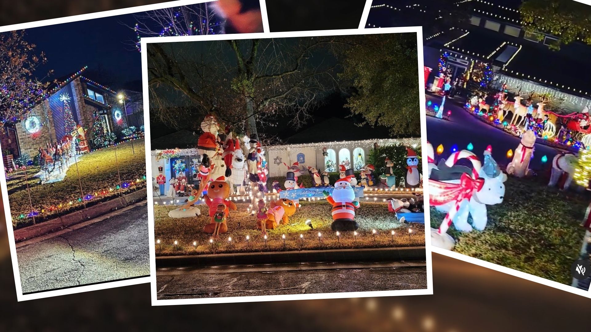 Al menos 200 vecinos exhiben sus alumbrados navideños en The Lights