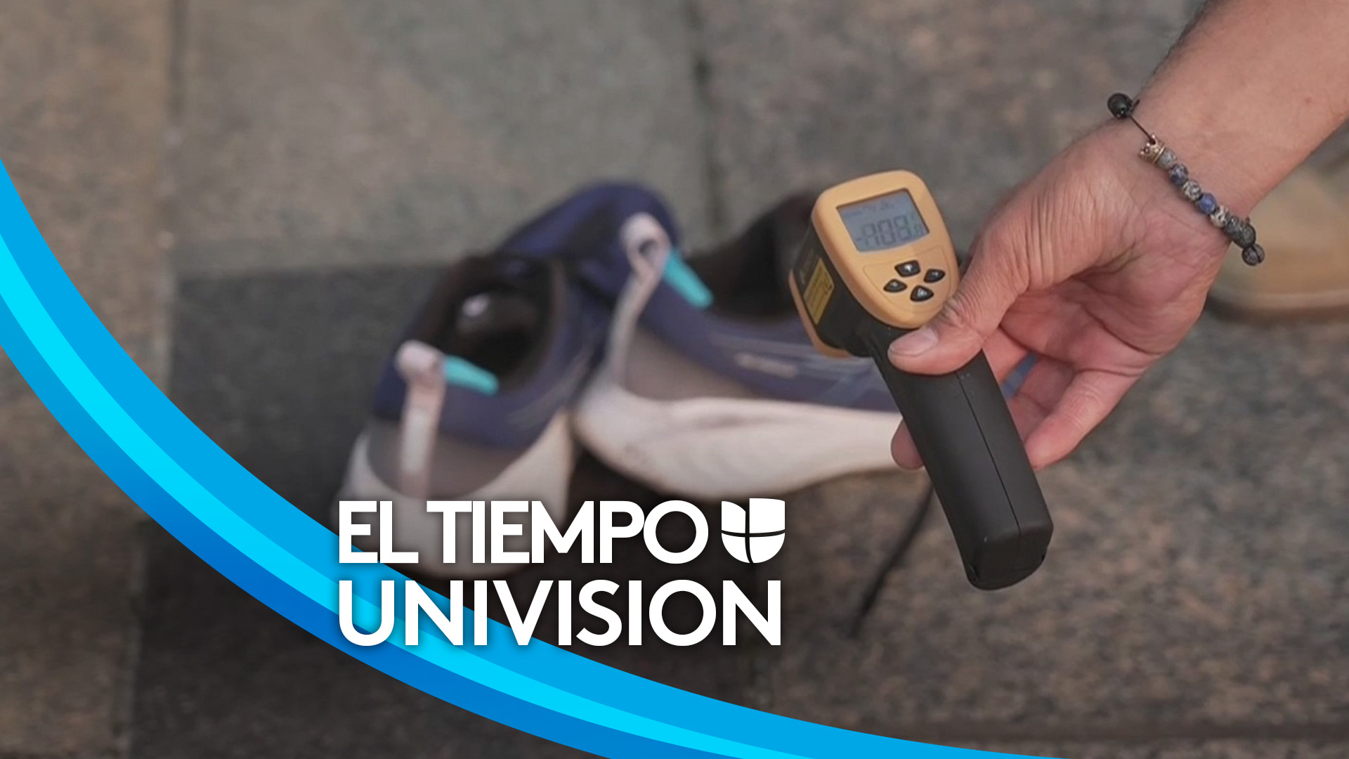 This is what the temperature feels like in your feet when you’re exercising in sweltering heat |  video |  Univision Washington WFDC