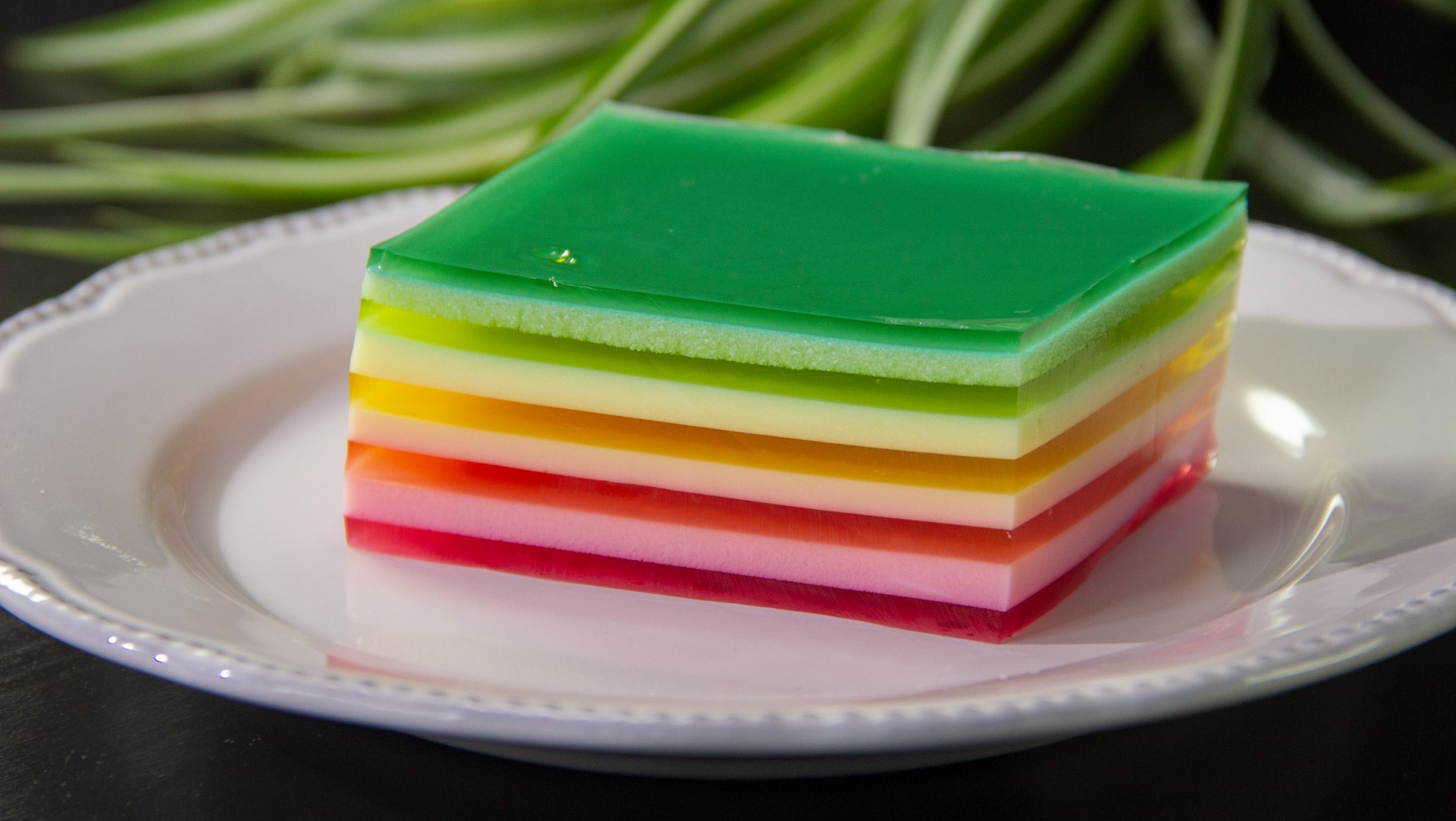 Receta de gelatina arcoíris con leche condensada Delicioso Univision