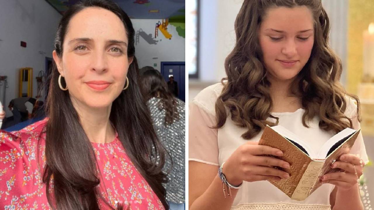 Iran Castillo’s daughter makes her first communion and is surprised by how big she is
