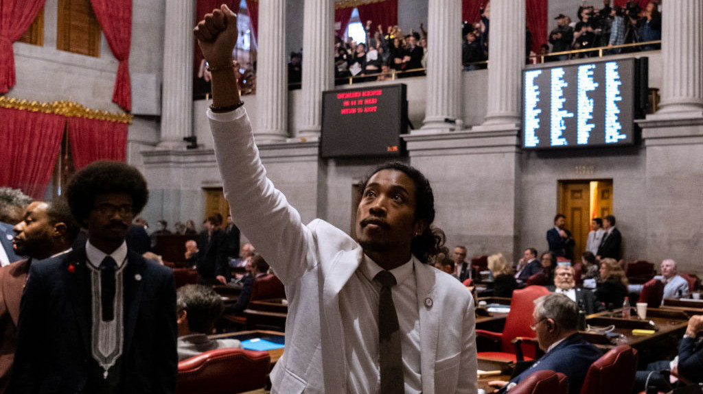 Protestas en Tennessee a favor de congresistas demócratas expulsados