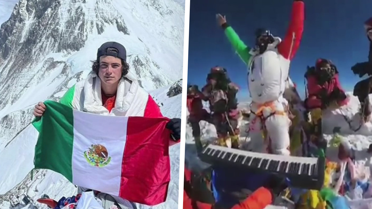 Joven mexicano toca el piano en la cima del Everest conoce su historia
