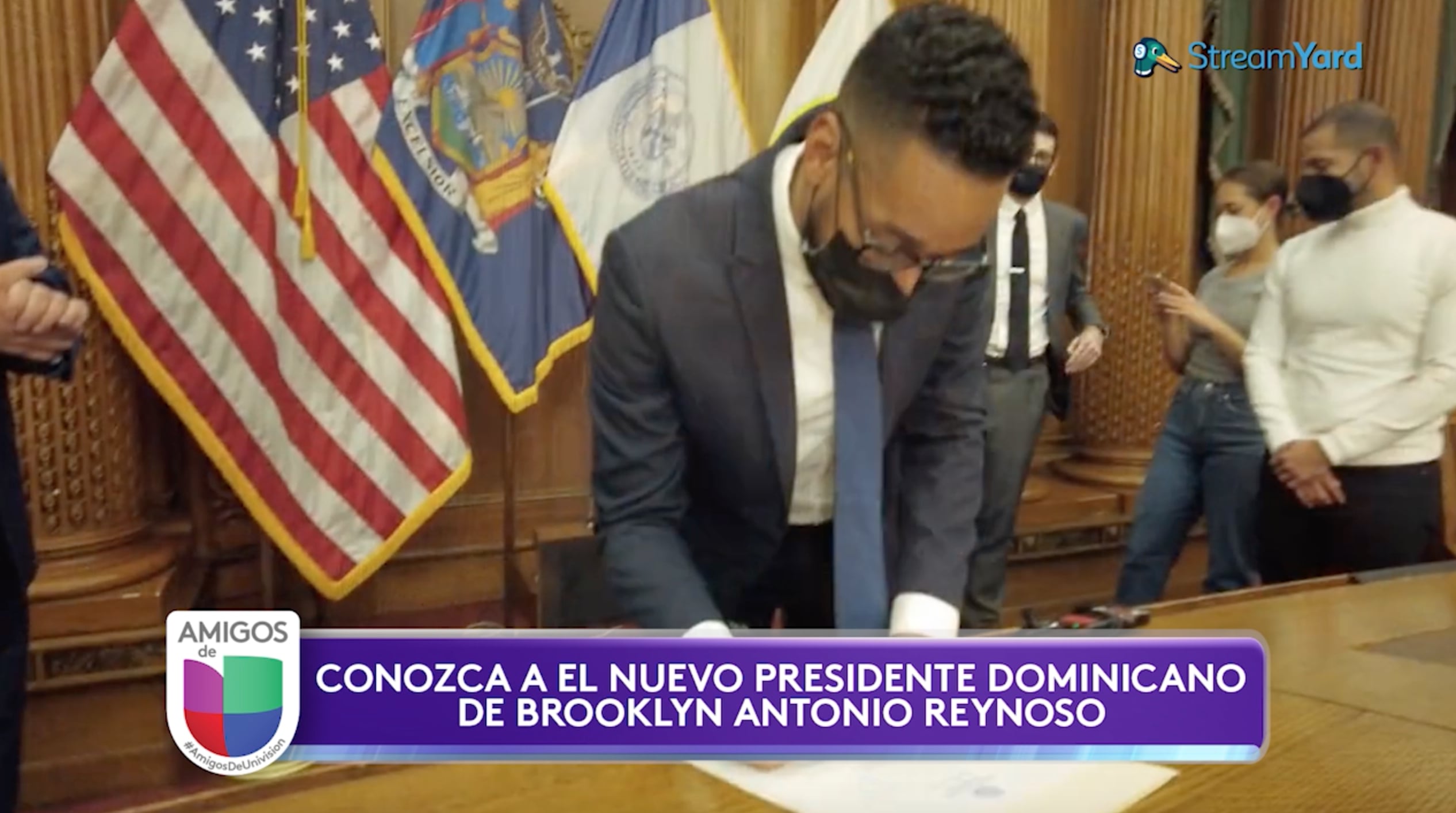 Conozca a el nuevo presidente de Brooklyn Dominicano Antonio Reynoso Tu Ciudad Univision Nueva