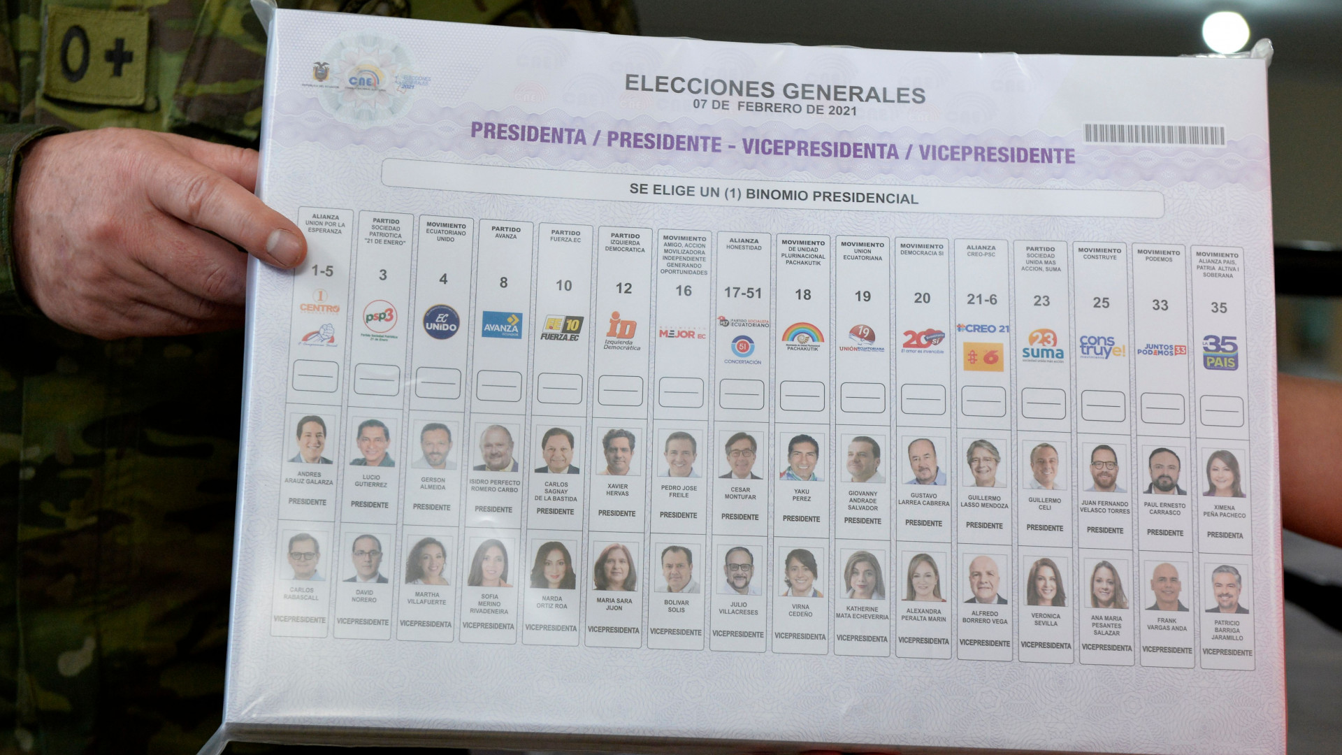 Estos son los tres candidatos que tiene mayor intención de voto para