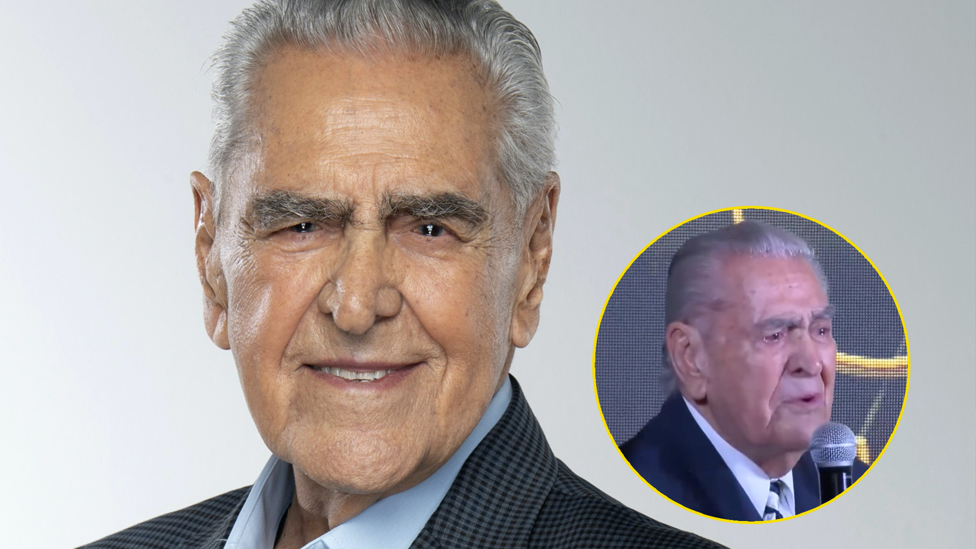 Eric del Castillo rompe en llanto en su cumpleaños número 90 | Shows