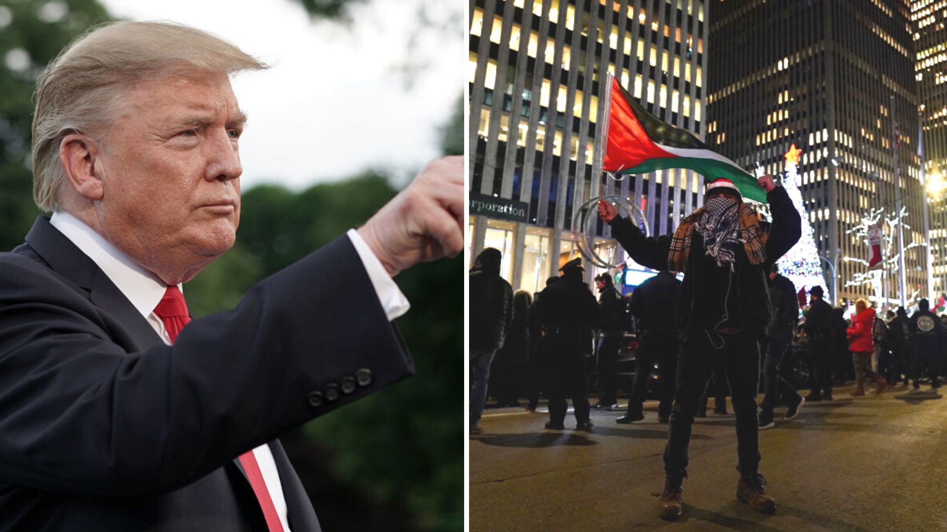Trump’s intention to replace Obamacare and pro-Palestine protests in New York: the good and the bad of the week