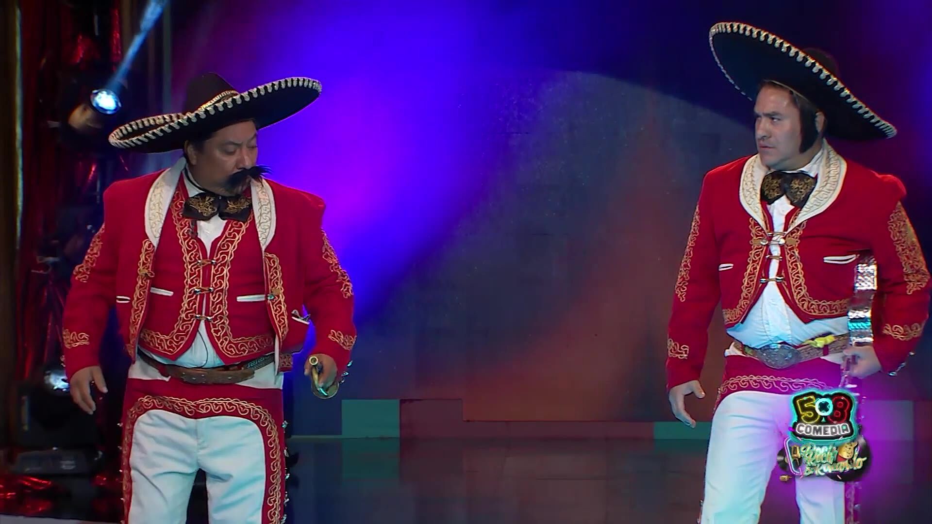 Los Mariachis Locos hacen un intercambio de chiste s de 'Melón y Melames' Shows Videos
