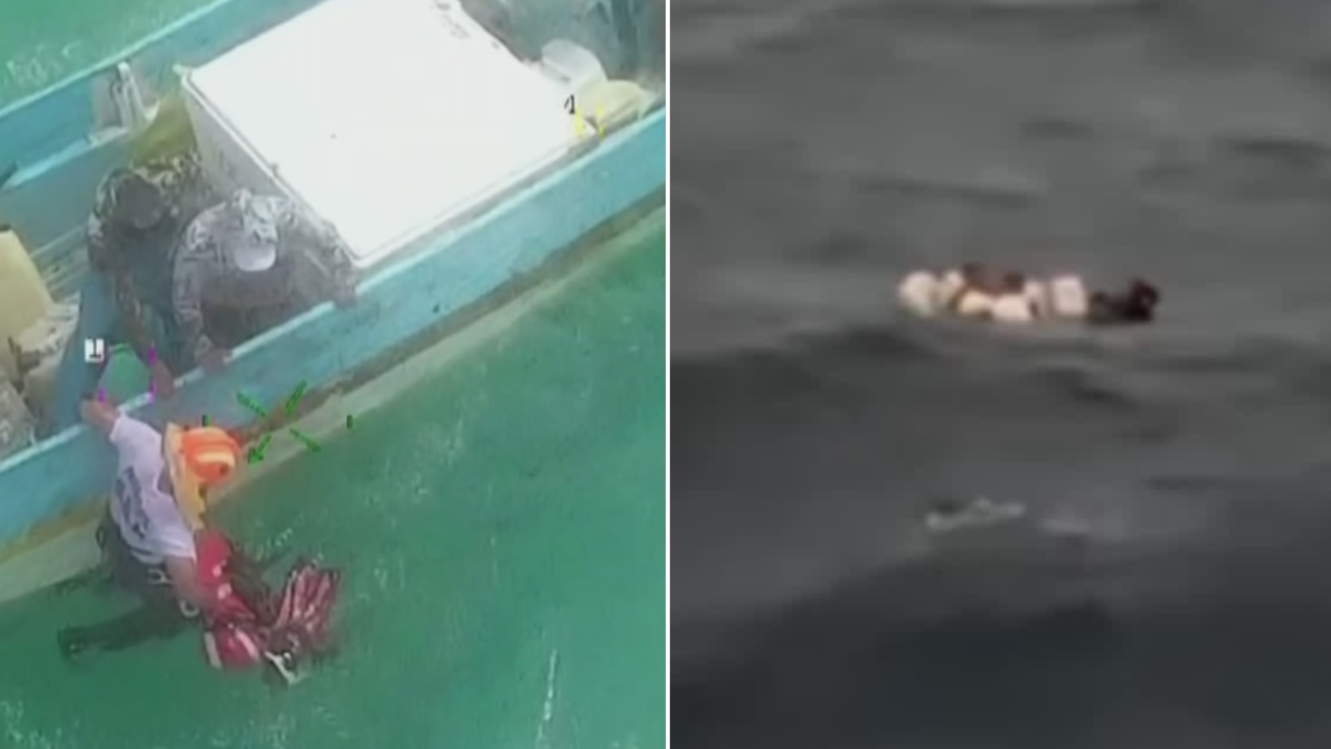 Así fue el rescate de varios pescadores en México que quedaron a la