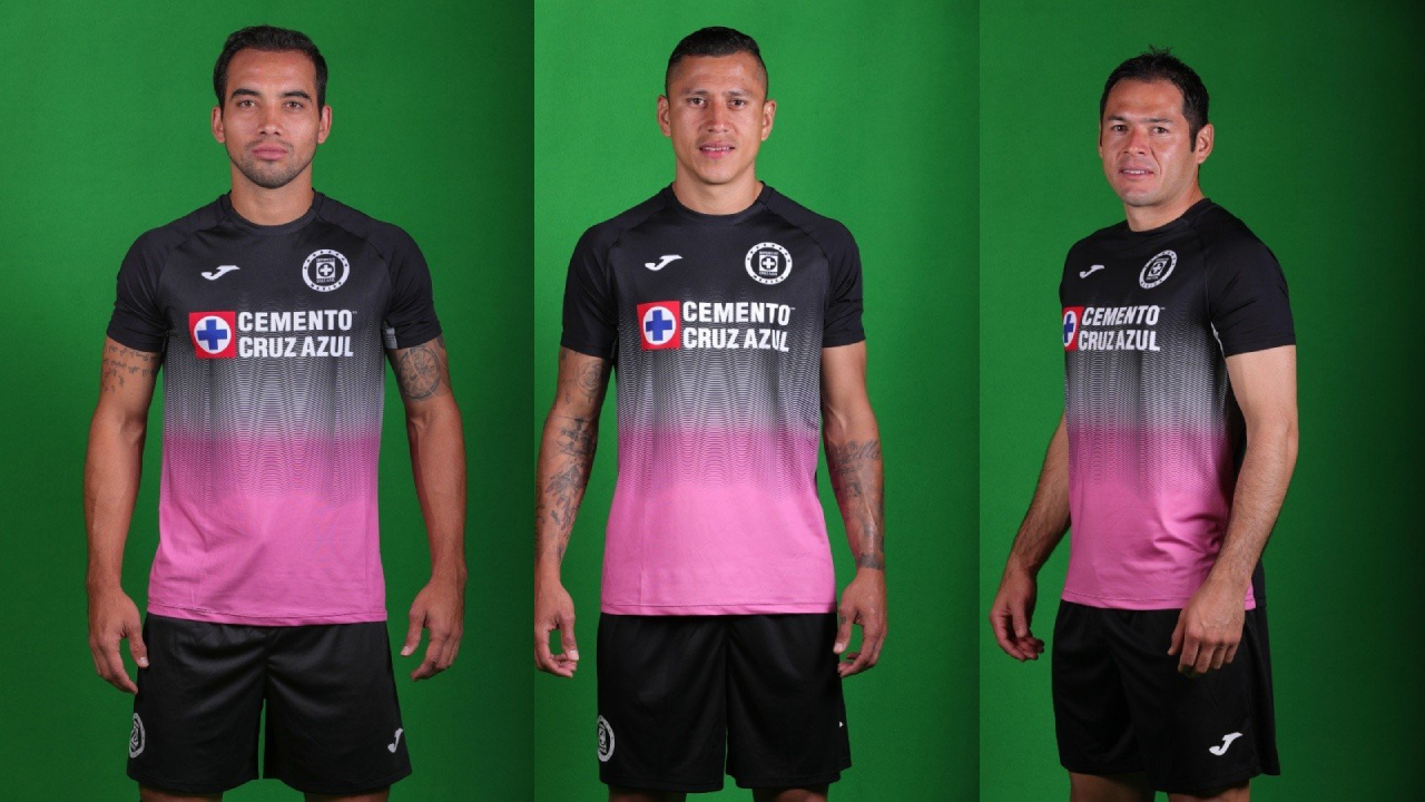 Uniforme Jersey Cruz Azul 2021 Rosa Liga Mx Playera Cruz Azul 2021