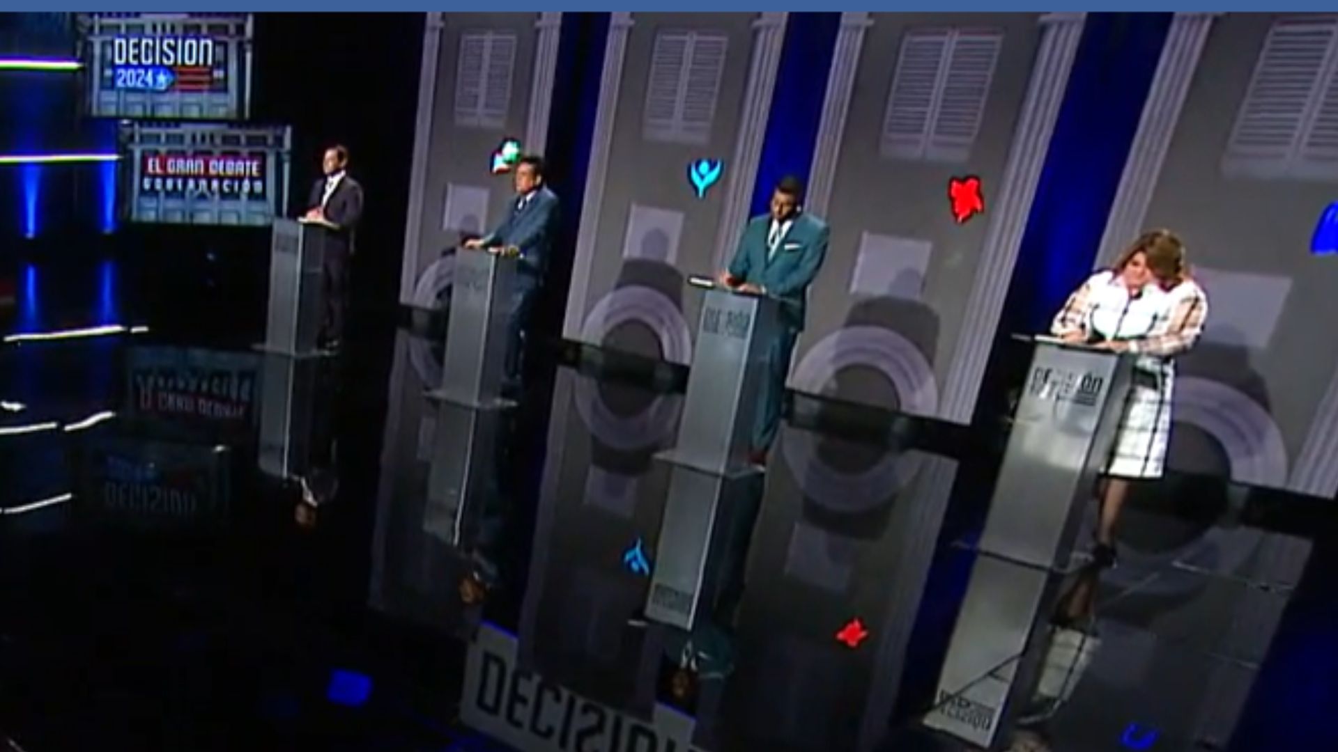 Economía, seguridad y salud, los temas del primer debate de candidatos