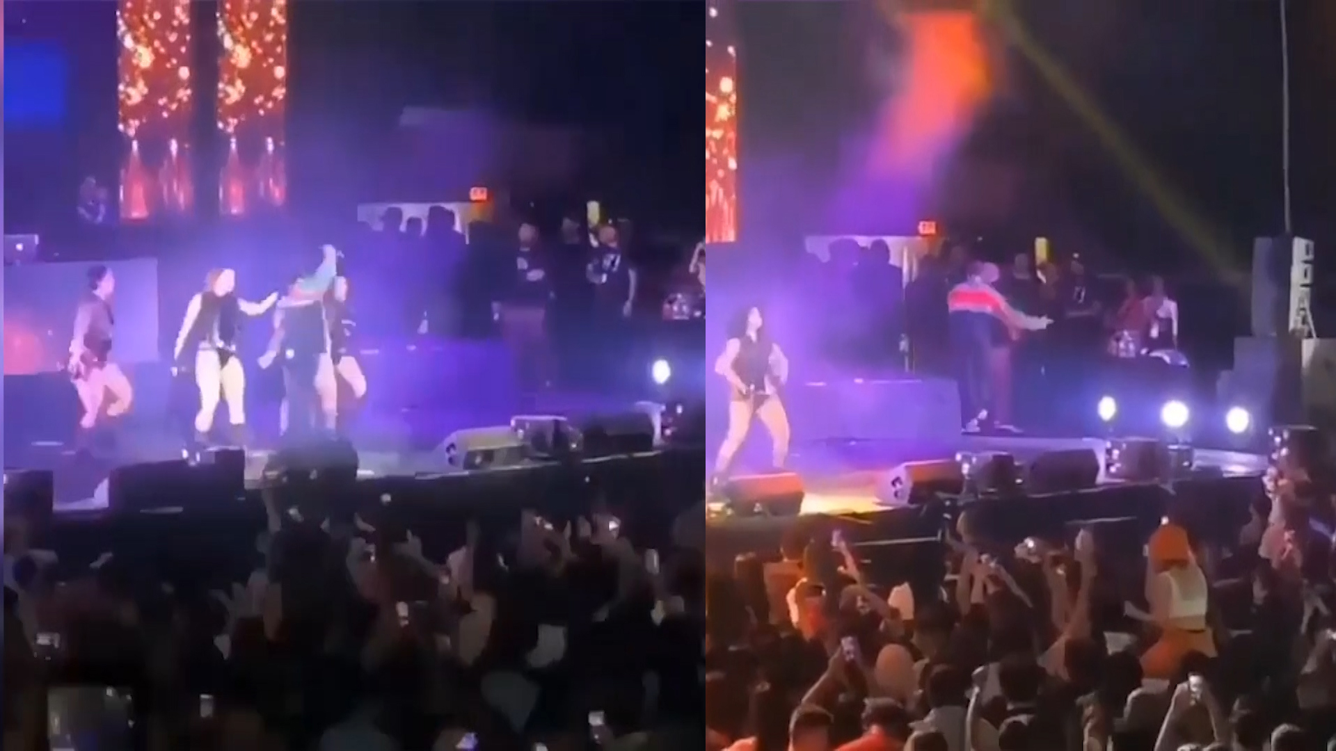 (VIDEO) Mike Towers explota de ira durante un concierto y se va de la