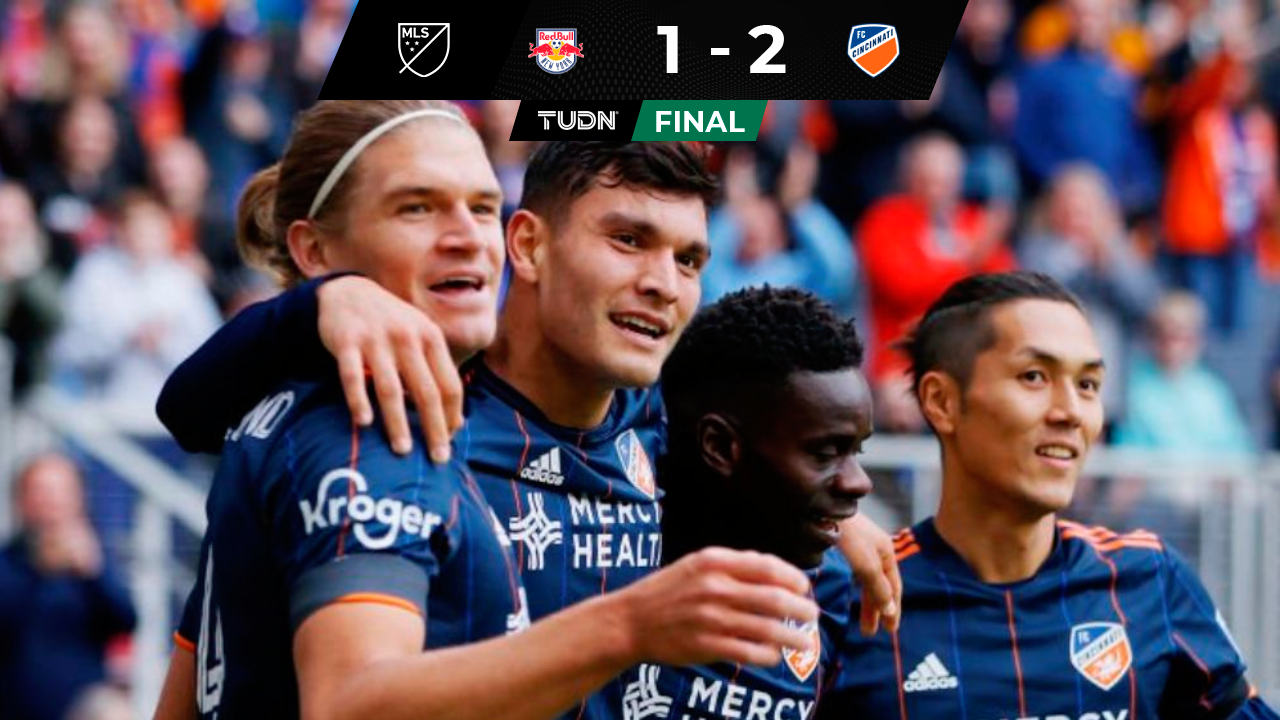 Con gol de Brandon Vazquez, FC Cincinnati venció 12 a NY Red Bulls en