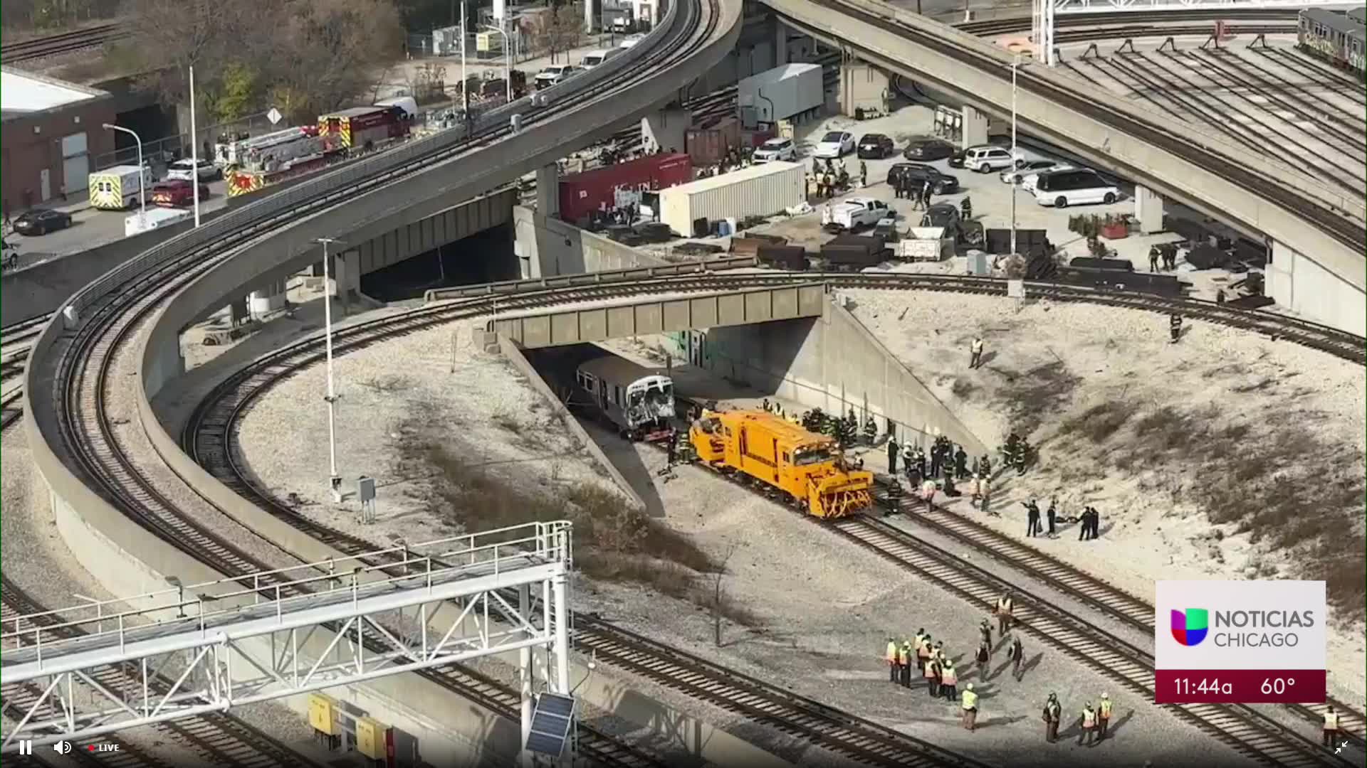 Choque de tren de la CTA deja 38 heridos, algunos graves, con equipos