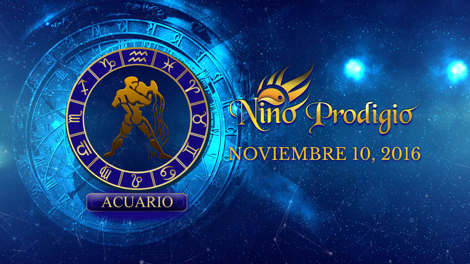 Niño Prodigio Acuario 10 de Noviembre, 2016 Horóscopos Univision