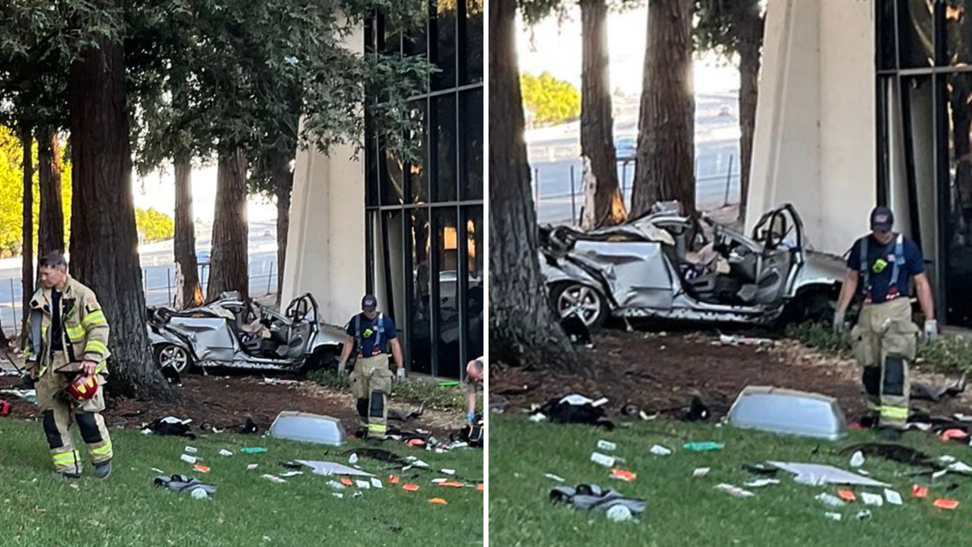 Un fuerte accidente en la autopista 50 deja dos heridos críticos en