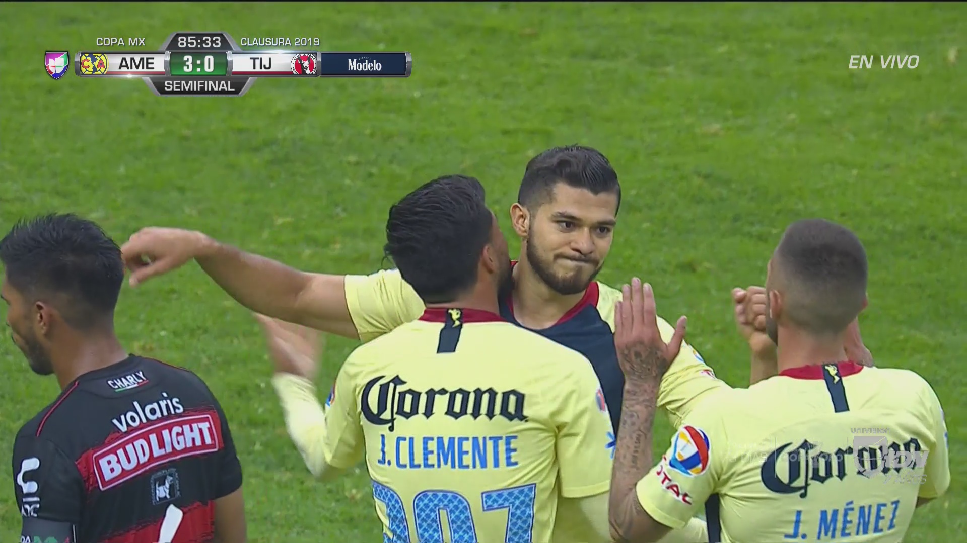 Henry Martín convirtió el 30 de América sobre Xolos Deportes Copa MX