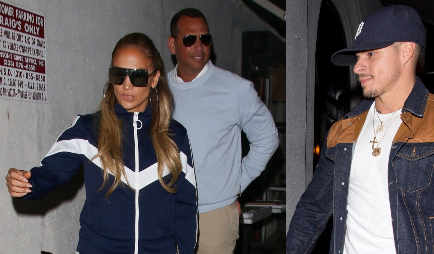 Fotos Jennifer Lopez y Alex Rodriguez coinciden con Casper Smart en un(00)