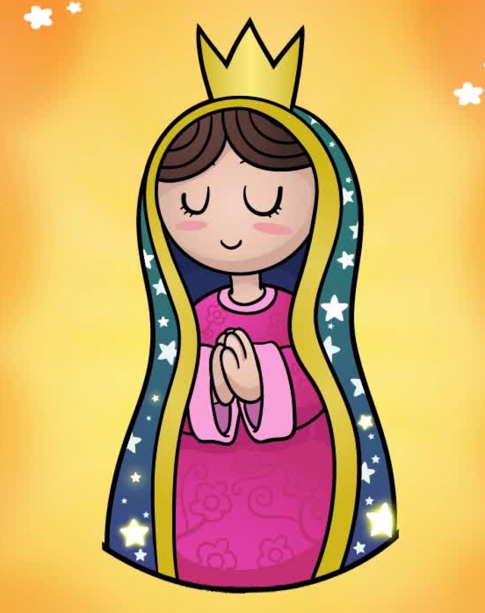 Imágenes de la Virgen de Guadalupe  Imágenes de la virgen, Virgen de  guadalupe, Virgencita de guadalupe caricatura