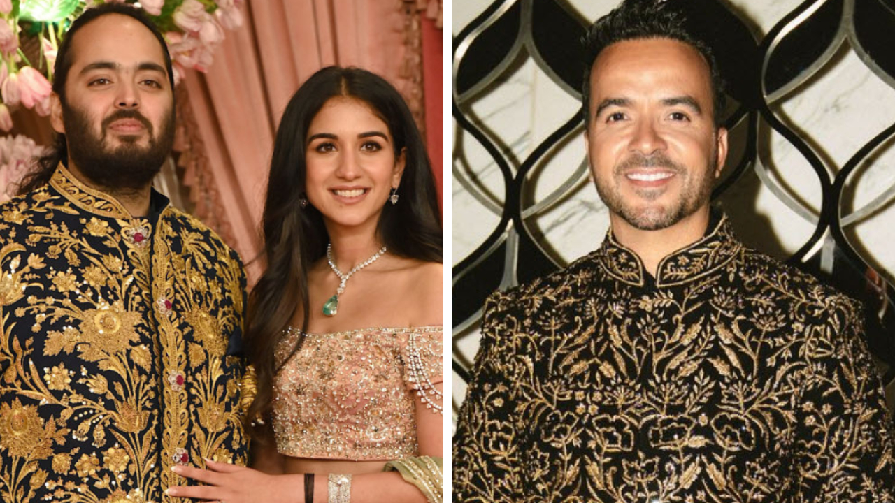 Day two of Anant Ambani and Radhika Merchant’s wedding: The couple receives blessings at the ceremony