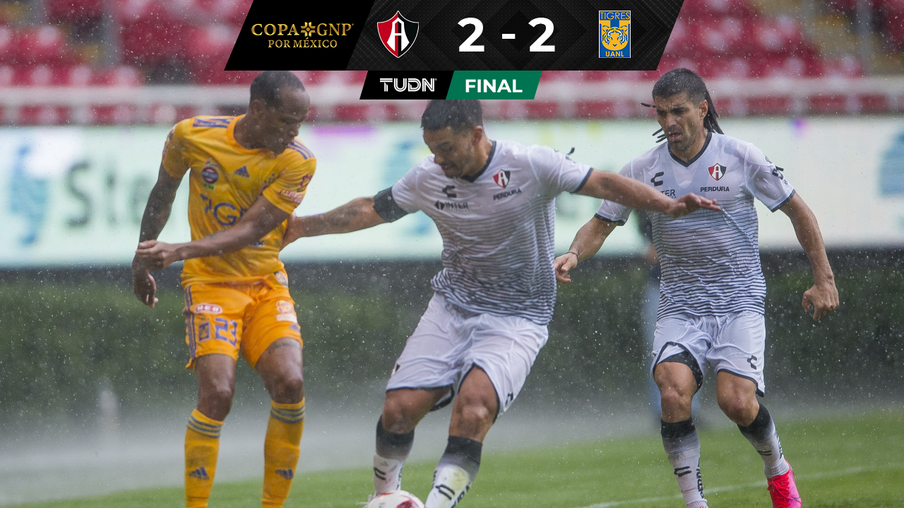 Atlas empata a Tigres sobre el final y le arrebata el liderato