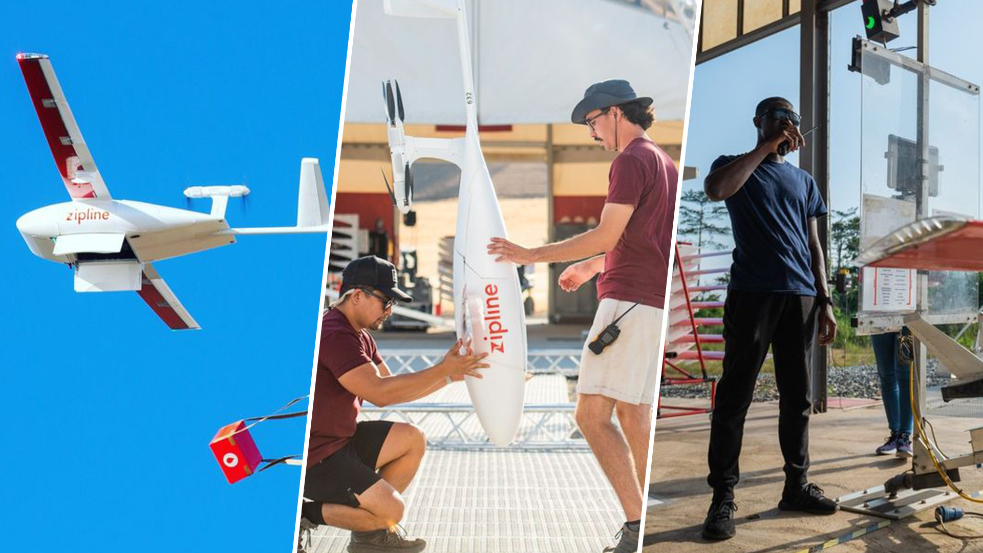 Drones de la empresa Zipline harán entregas de medicinas y recetas en