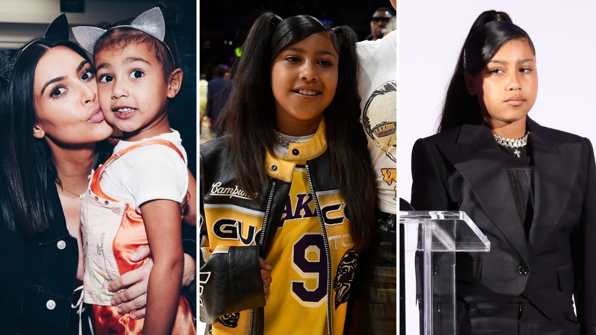 Hija de Kim Kardashian se hizo arreglito estético en el rostro a sus 11  años? Así luce North West | Univision Famosos | Univision, image size:1920x1080