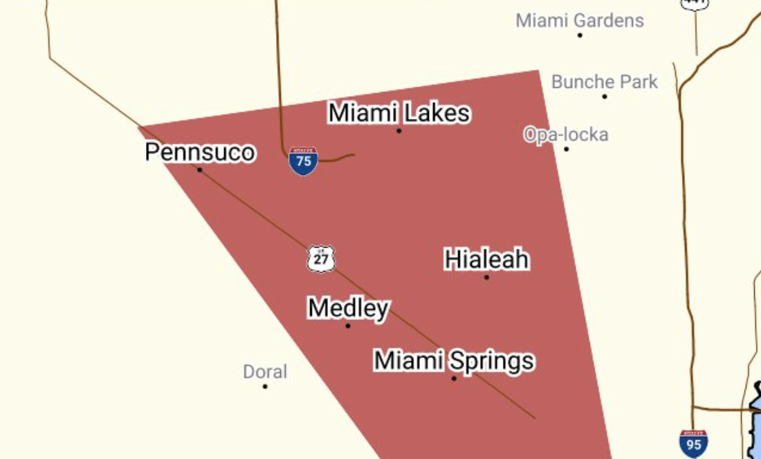 autoridades emiten un aviso de tornado para hialeah en la tarde de este lunes univision 23 miami wltv univision